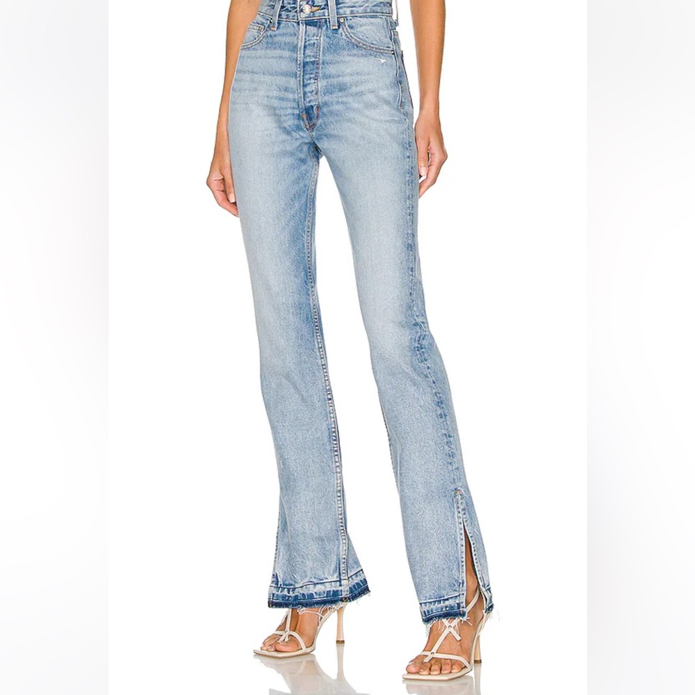 EB Denim Sky Blue Flare Jeans